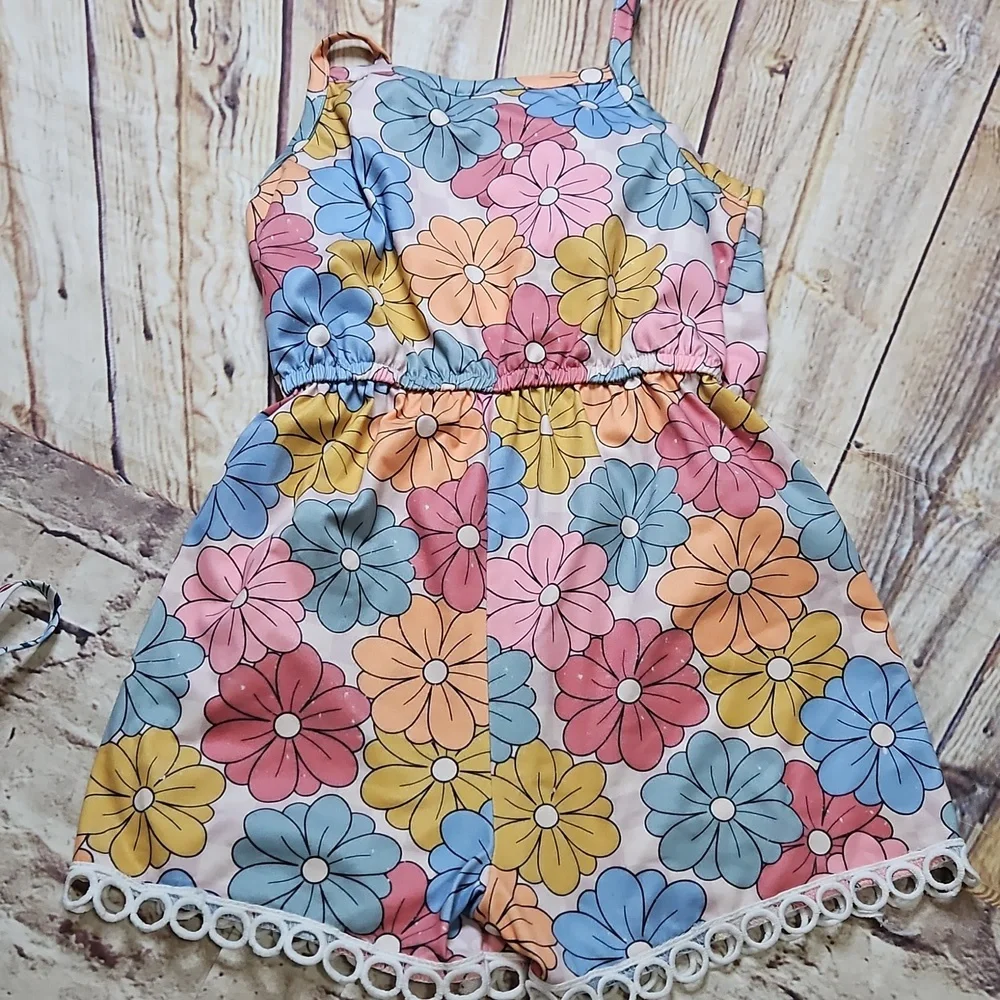 🔥Shein Girls Romper Lot Of 2 Size 4/5‎